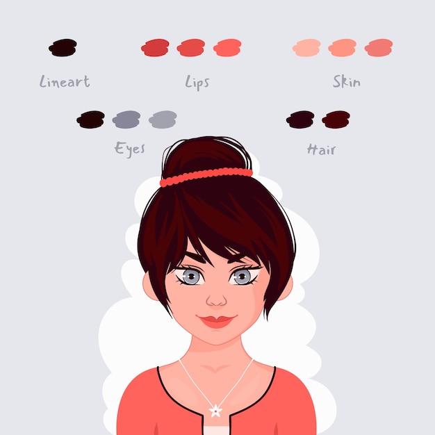 Free Vector hand drawn colorimetry illustration