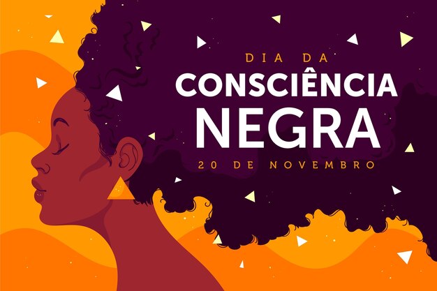 Hand drawn consiencia negra