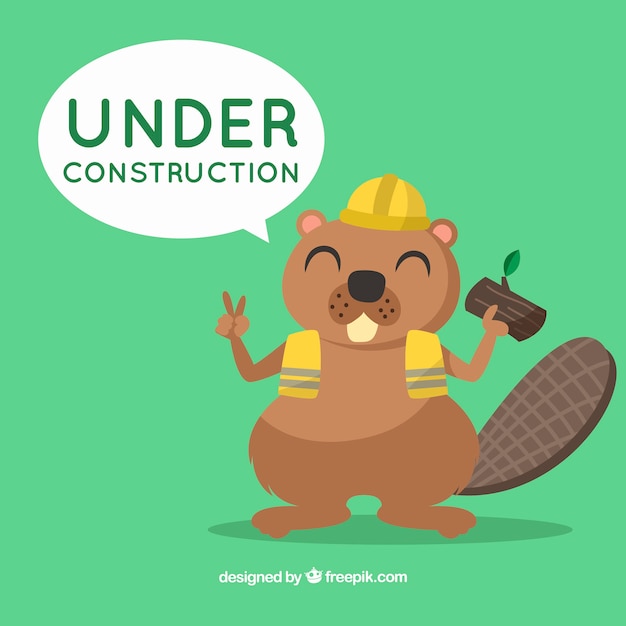 Free Vector hand drawn under construction background