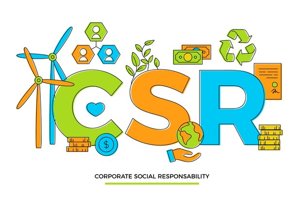 Hand drawn csr concept