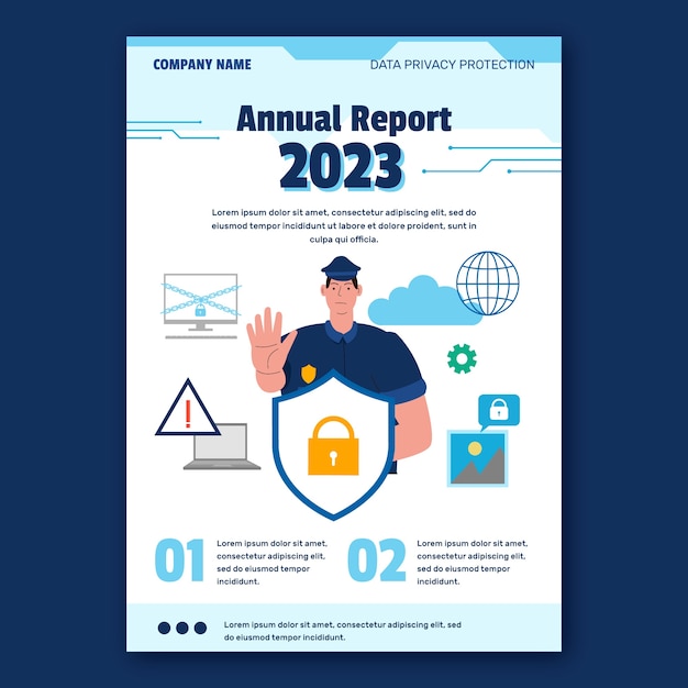 Hand drawn data privacy annual report