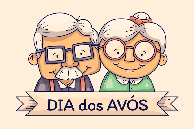 Free Vector hand drawn dia dos avos illustration