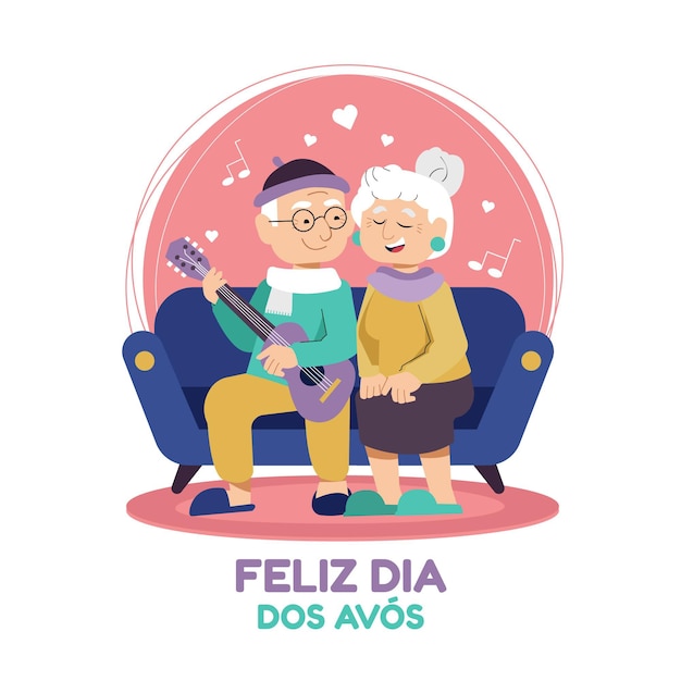 Free vector hand drawn dia dos avos illustration