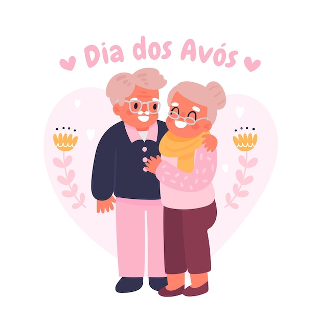 Free vector hand drawn dia dos avos illustration