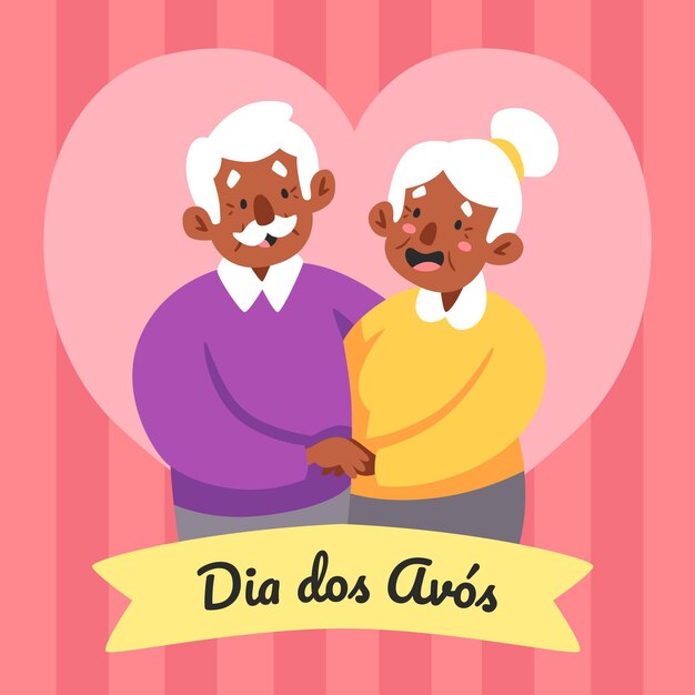 Hand drawn dia dos avos illustration