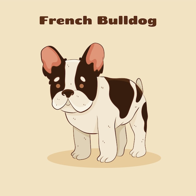 Free Vector hand drawn dog breeds illustration