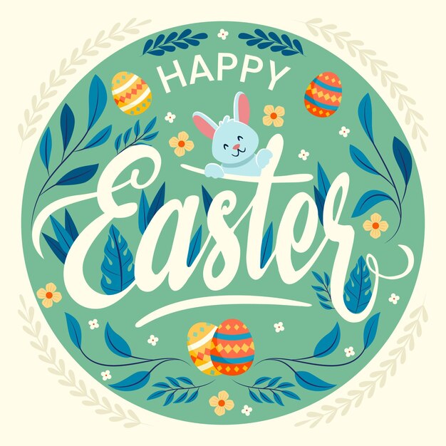 Hand drawn easter illustration