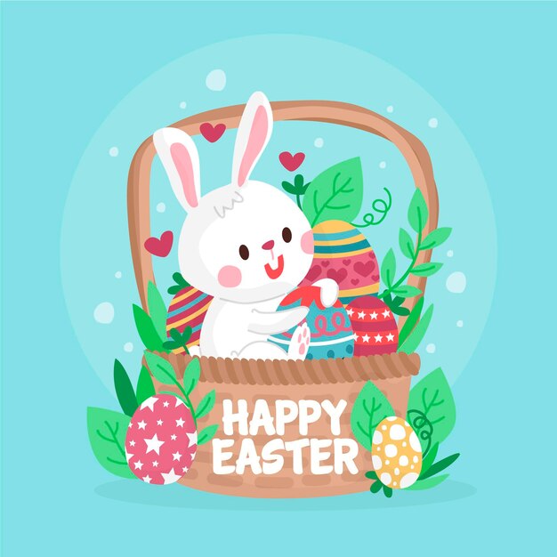 Hand drawn easter illustration