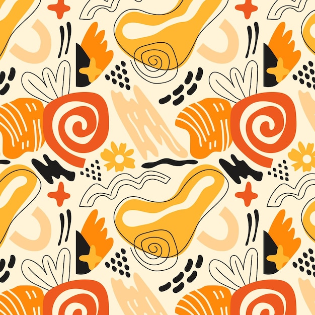 Free vector hand drawn  element pattern