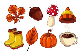 Autumn clip arts