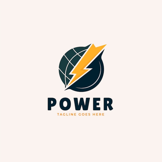 Free Vector hand drawn energy logo