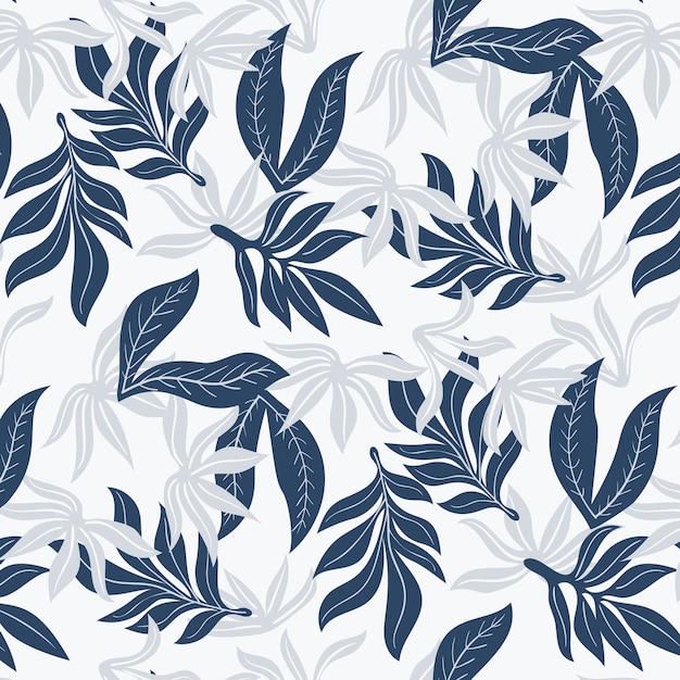 Hand drawn flat pattern summer duotone