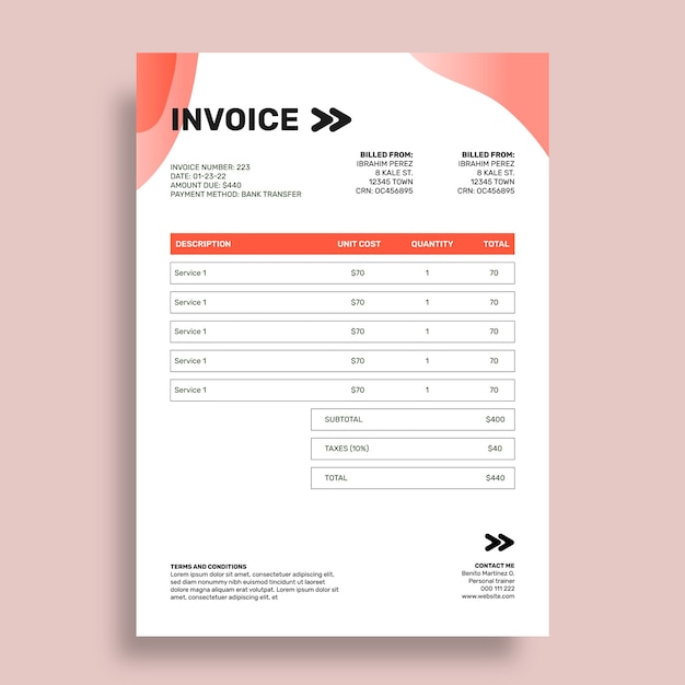 Hand drawn flat travel itinerary template