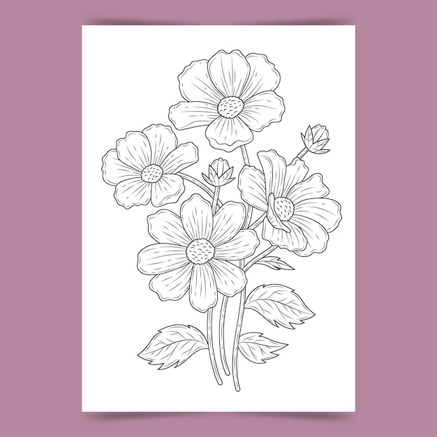 Free Vector hand drawn floral illustration