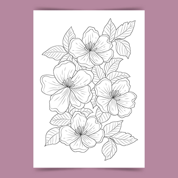 Free Vector hand drawn floral illustration