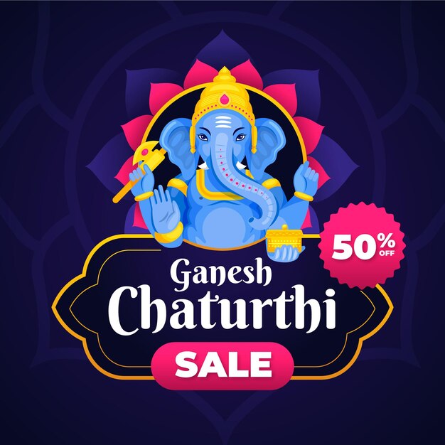 Hand drawn ganesh chaturthi sales