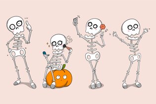 Skeleton drawings