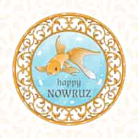 Free vector hand-drawn happy nowruz day