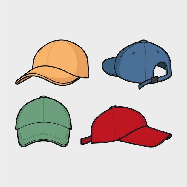 Free Vector hand drawn hat cartoon illustration