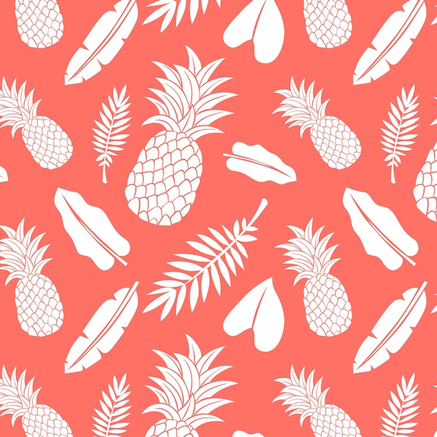 Hand drawn hawaiian shirt pattern illustration