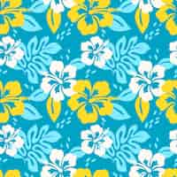 Free vector hand drawn hawaiian shirt pattern illustration