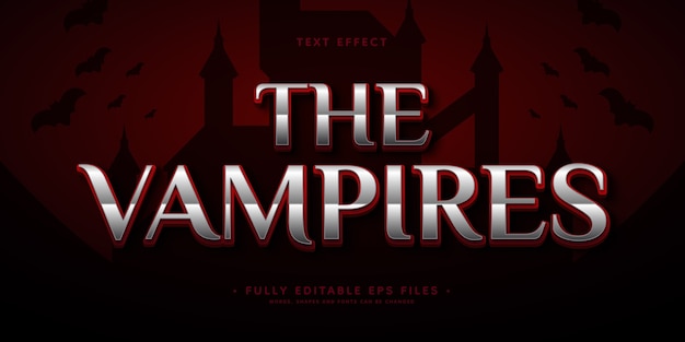 Free Vector hand drawn horror text effect