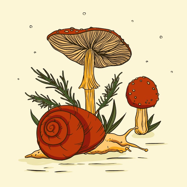 Free Vector hand drawn illustration for autumn celebration