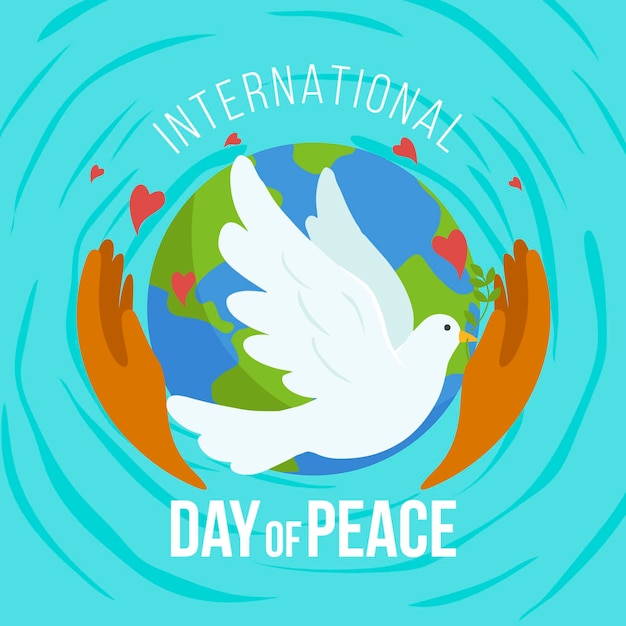 Hand drawn international day of peace