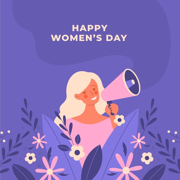 Free Vector hand drawn international women's day illustration