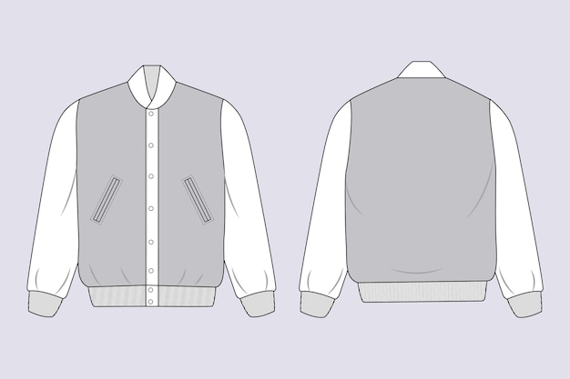 Free Vector hand drawn jacket outline illustration