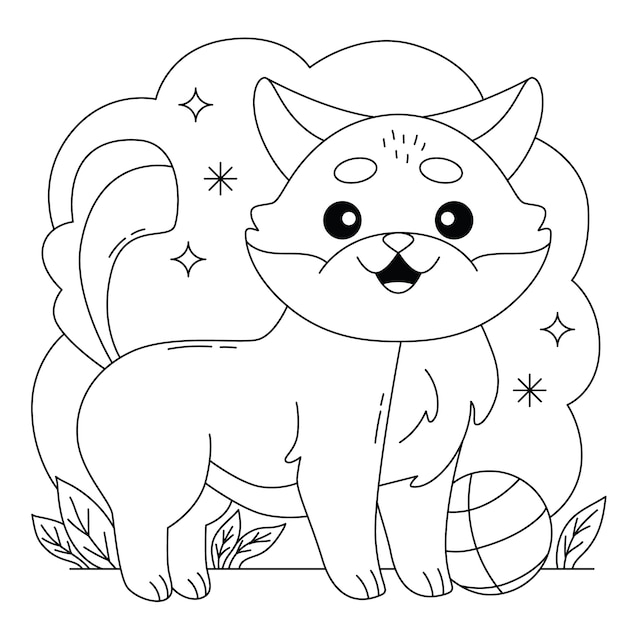 Free Vector hand drawn kawaii illustration