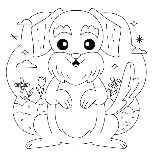 Free vector hand drawn kawaii illustration