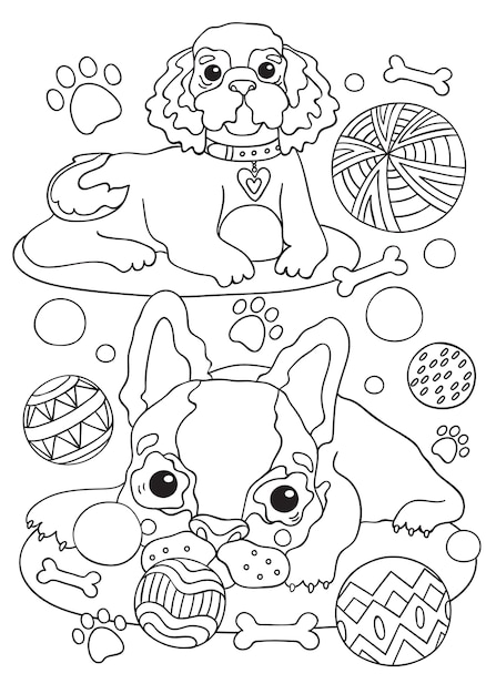 Hand drawn kawaii illustration