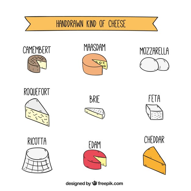 Hand drawn kind of cheese