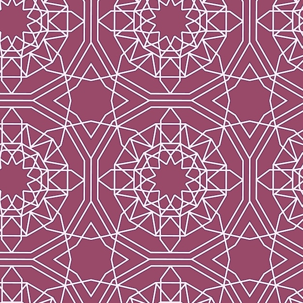 Hand drawn lattice pattern design