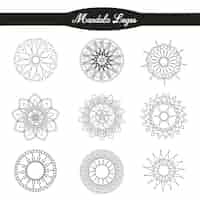 Free vector hand drawn mandala design