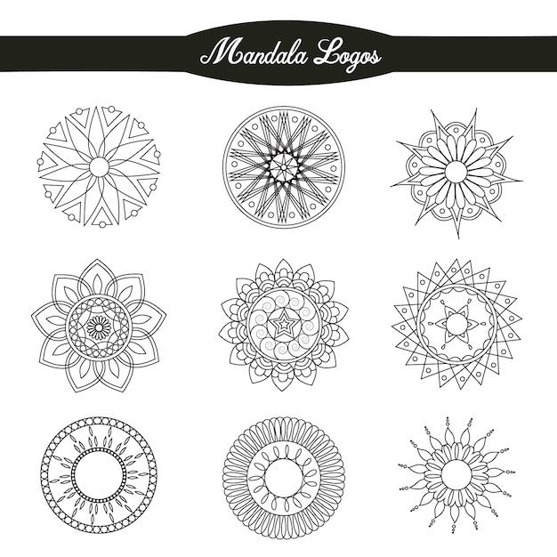 Hand drawn mandala design