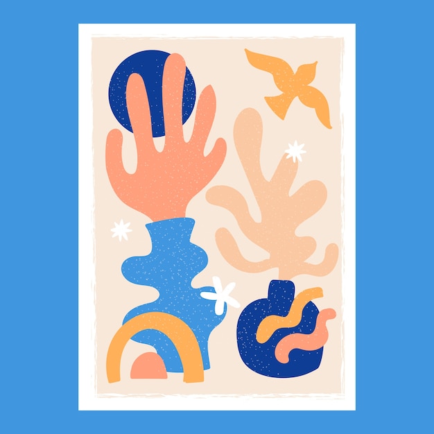 Free Vector hand drawn matisse style illustration