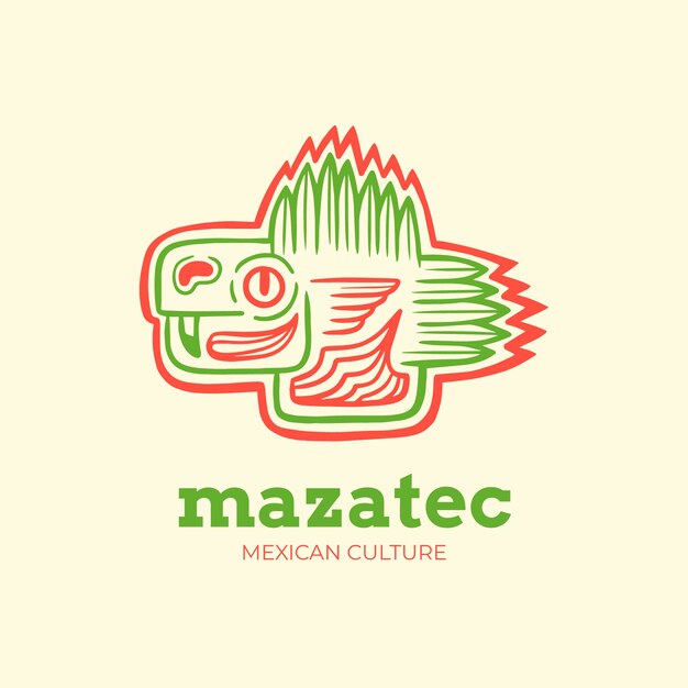 Hand drawn mexico logo design