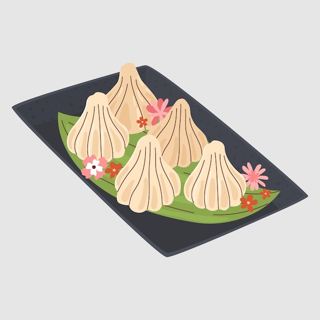 Hand drawn modak illustration