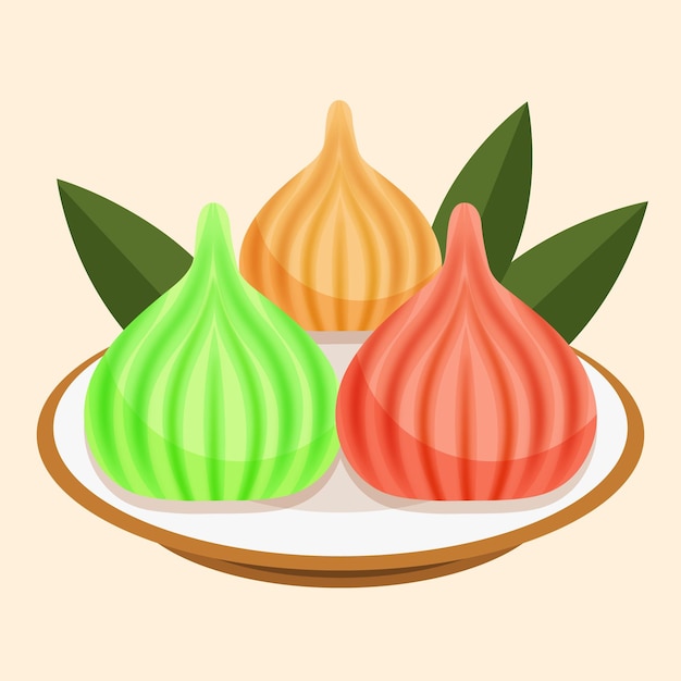 Free Vector hand drawn modak