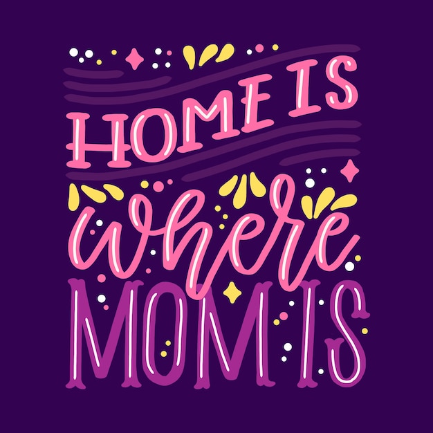 Free Vector hand drawn mother's day concept