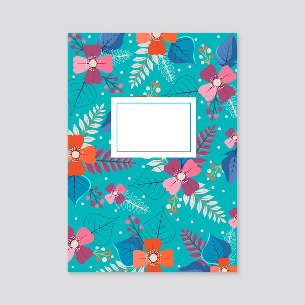 Hand drawn notebook cover design