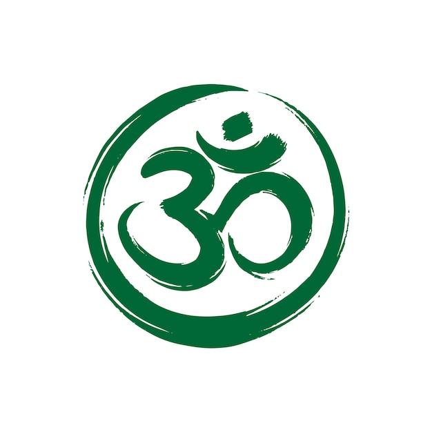 Hand drawn om symbol