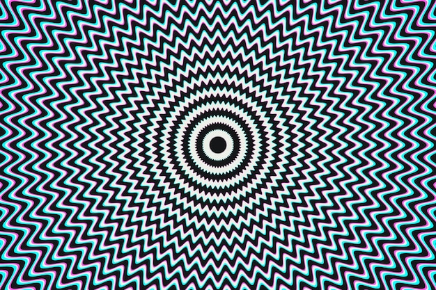 Free vector hand drawn optical illusion background