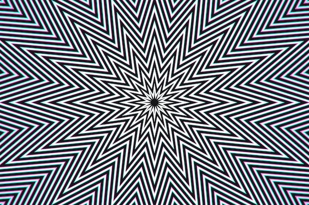 Free vector hand drawn optical illusion background