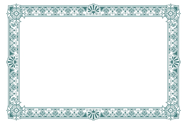 Hand drawn ornament borders