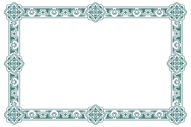 Hand drawn ornament borders