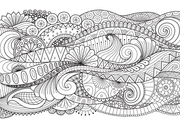 Hand drawn ornamental design