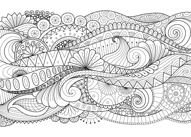 Hand drawn ornamental design